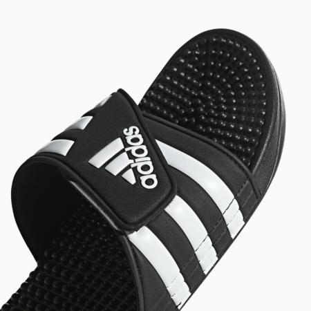 Шлепанцы ADISSAGE (RU 42.5 UK 10 USm 10.5 СМ 27.6 ; Black / White)